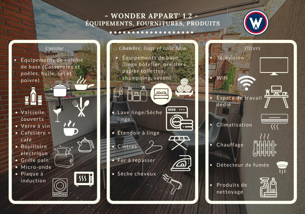 Wonder Appart' 1.2 - Coeur De Ville - Toulouse Kültér fotó